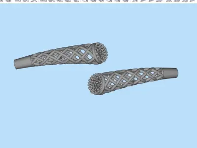 Diamond bracelet 3D model