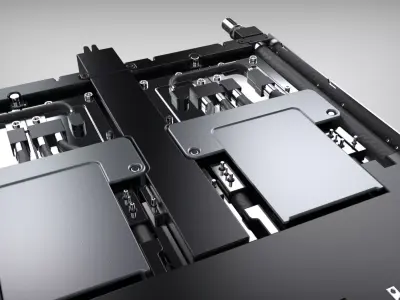 NVIDIA Vera Rubin NVL72 Compute Tray 3D Model 3D model