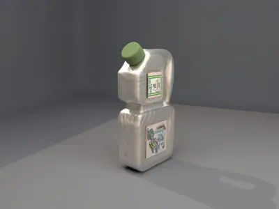 plastic bottle 3D model order