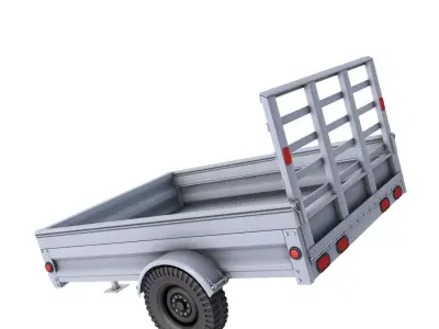 Utility Trailer 3D model buy