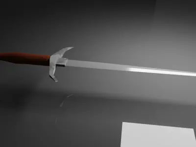 Weapon set axe Free low-poly 3D model