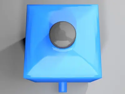 Plastic Water Tank 5 3D model