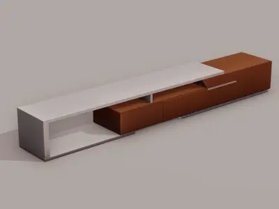 table minimalist contemporary Free low-poly 3D model