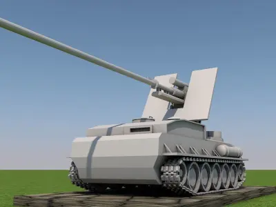 3D model of Tank Free 3D model