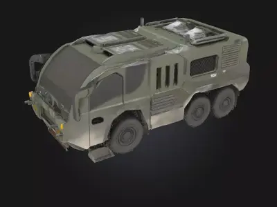 Desert Recon Transport  Rugged Mobility for Harsh Terrain 3D model