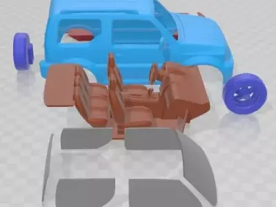 Suzuki Jimny 2005 Printable Car 3D print model