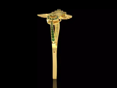 Art Deco Bracelet 20 3D print model