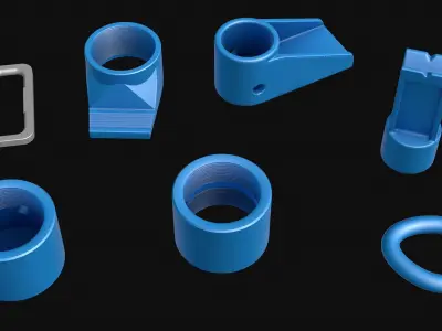 Straightening tool kit 3D model