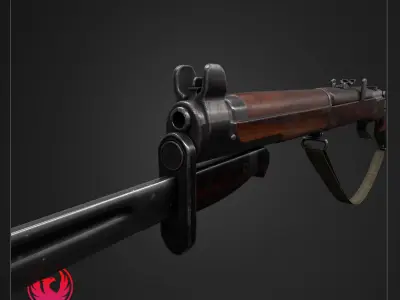 Gun mk-iii Low-poly 3D model