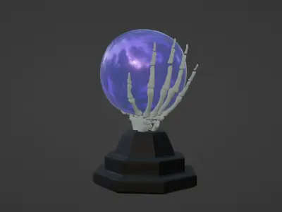 Witchball  3DMODEL  part of the Halloween package  Free 3D model