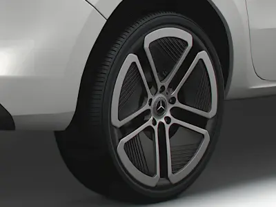Mercedes Benz EQT 2023 wheel 3D model