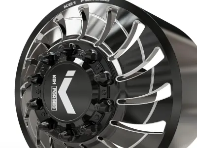 FRONT KG1 KD005-B-1 DUALLY WHEEL 3D MODEL 3D model