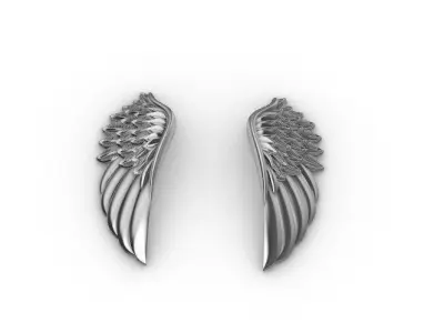 040 - Wing Pendant Paired 3D print model