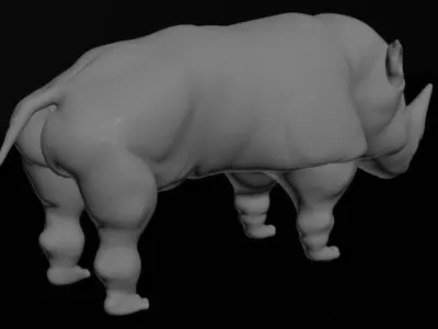 rhino 3D model purchase
