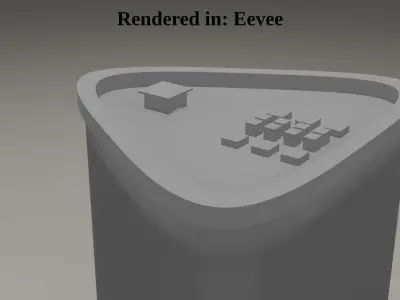 Skyscraper01T for Eevee and Cycles Low-poly 3D model