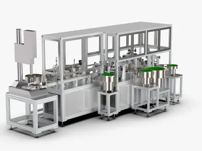 Automatic Toilet Lid Damper Body Assembly 3D model
