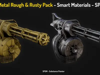 25 Metal Rough And Rusty Smart Material Texture