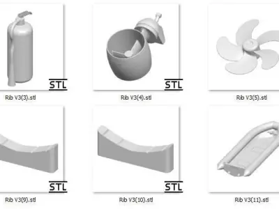 Lifeboat RIB V3 3D print model