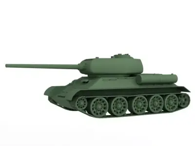 Tank T-34 Free 3D model