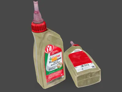 Transmission Fluid Bottle 3D model buy