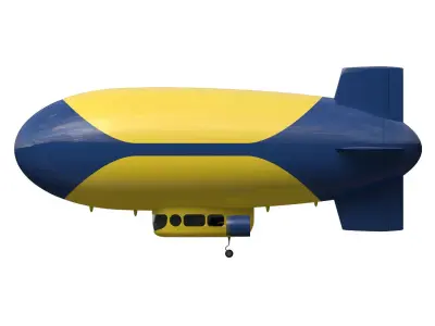 Airship 3D model 2
