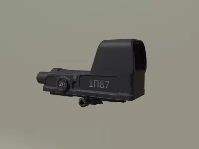 1P87 Valday PK-122 Holographic Sight Low-poly 3D model
