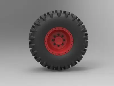 Offroad wheel 7 3D model