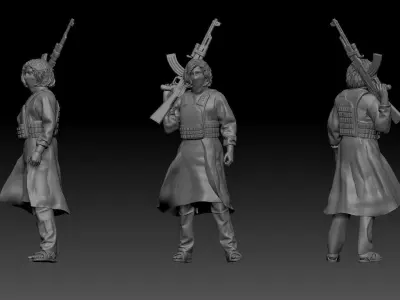 taliban pack 3D print model