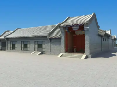Chinese Style Architecture 3D model 64