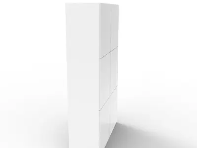 Modern Cabinet Low-poly 3D model