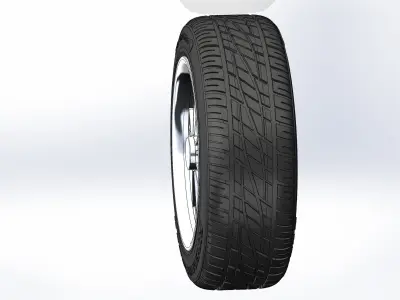 Custom wheels Vision Wheels Dazzler for your scale model 3D print model