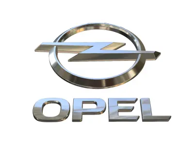 opel logo 3D model