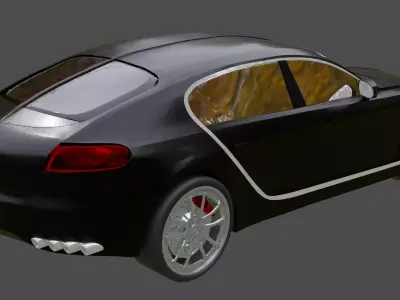 bugatti galibier 3D model