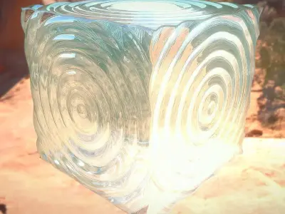 Wave Cube 2 Free 3D model