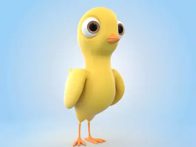 Chick 3D model