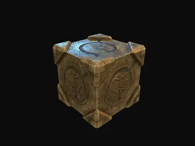 Magic Box Free low-poly 3D model