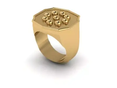free diaomond gold Free 3D print model