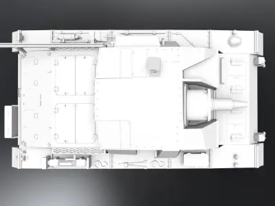 Stug III B scale model 3D print model