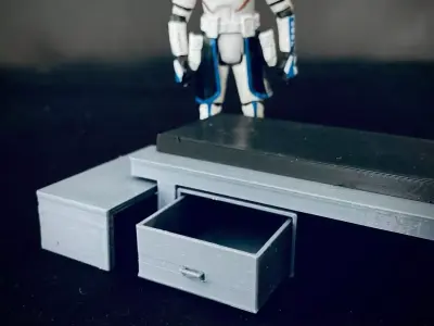 Sci Fi Sleeping Bed 3D print model