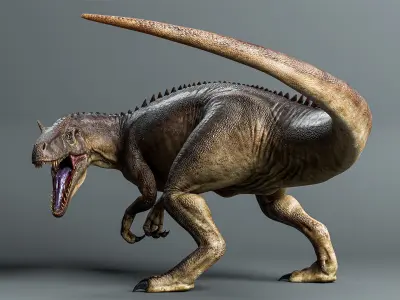 ALLOSAURUS Low-poly 3D model