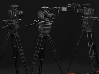  ARRI ALEXA 35 - with Lightweight Set Accessories and OConnor 2560 Tripod systems 