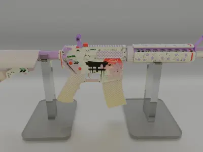 Skin for M4A4  Low-poly 3D model