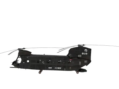 GH Transportation Helicopter Rigged  3D model