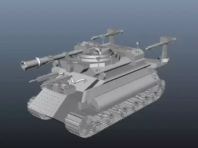 Tank war 3D model