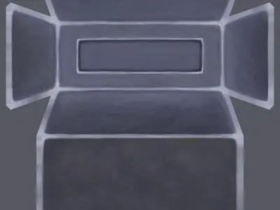 Hand-painted ingots pack Free low-poly 3D model
