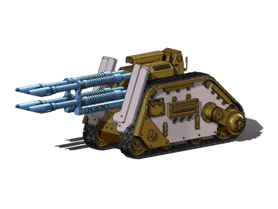 Rapier Laser Destroyer Array Cannon 3D print model