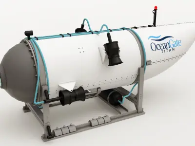 OceanGate - TITAN Submarine 3D model