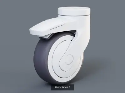 Caster Wheels 3D Model Pack