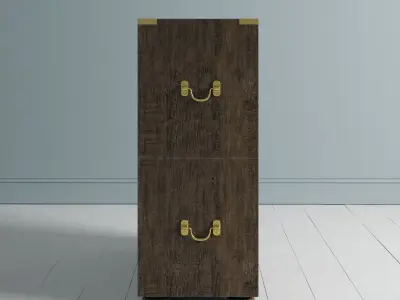 Military Style Safari Chest 3D model purchase