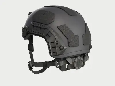 Viper P2 Helmet Low-poly 3D model